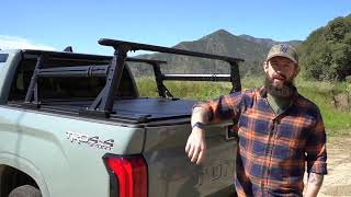 Retractable Cover For Pickup Truck Bed with Utility Rack  on 2022 Toyota Tundra From Truck2go