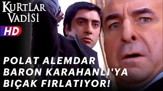 Polat Alemdar Karahanlı'ya bıçak fırlatıyor! - Kurtlar Vadisi 67. Bölüm (Full HD)