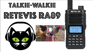 RETEVIS RA89 : Présentation et test (fr) du Talkie-walkie