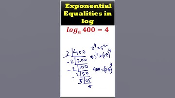 Exponential Equalities in log, A Nice math Olympiad #short #olympiad #mathematics #maths #exponents