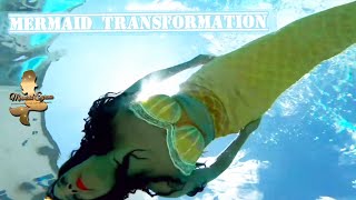 mermaid transformation 🧜🏿‍♀️ day 18 | @MermaidSyrena