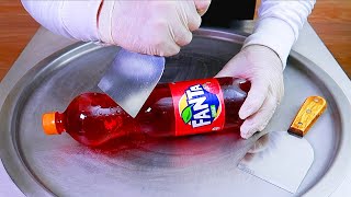 FANTA STREET FOOD ASMR - آكلات الشوارع حول العالم - ايس كريم على الصاج بالفانتا