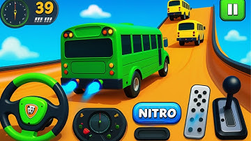 Crazy Bus Mega Ramp Impossible Racing Bus Stunts Impossible Tracks Android Gameplay Video P-03 #11