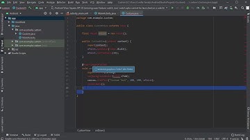 【ANDROID STUDIO】 Custom View