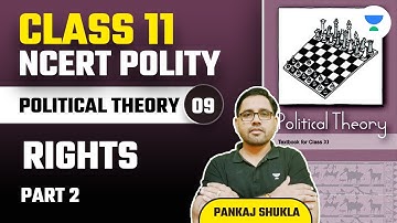 NCERT Class 11 Polity | Lecture 9 | Rights | Part 2 | Pankaj Shukla | UPSC 101