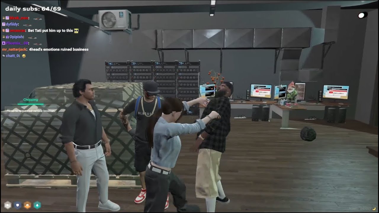 Fanny Gets into a HEATED Argument With 4Head || GTA RP NoPixel 4.0