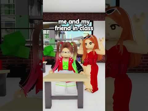 me and anastasia in class