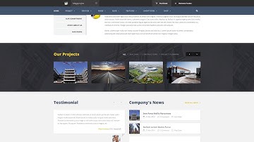 Mega Project - Construction Company WP Theme