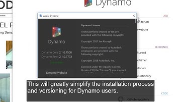 Revit 2020: Dynamo 2.1 Ships with 2020