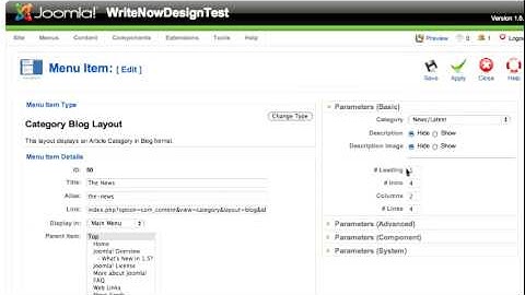 Order Joomla Category or Section Articles
