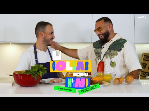 Youtube: Médine cuisine un casse-dalle japonais avec le chef Baptiste Trudel (Top Chef), tahia la Normandie !