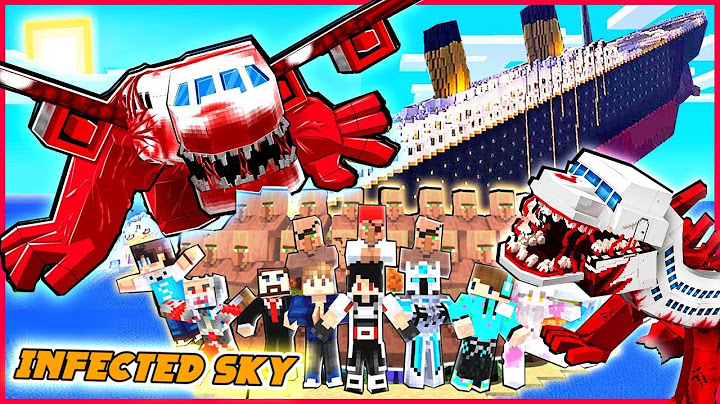 10 YOUTUBER ADOPSI INFECTED SKY PESAWAT HANTU FULL EPISODE 1-3 MINECRAFT ! SEMUA MAAATII