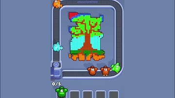 Color Shooter Cube Sort Level 24 Walkthrough Solution