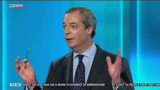 Leaders' Debate - Nigel Farage's HIV Comments