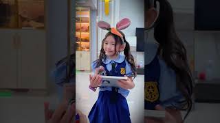 Coco let Cola drink with other people!#Officer Rabbit #angel