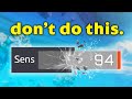 I Tested Every Sensitivity in One Game