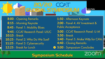 The Complete 20/20 CCAT Global Symposium on Connected and Automated Transportation