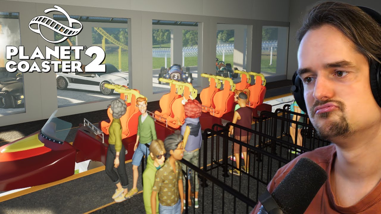 Tijd voor het Racing Thema in Planet Coaster 2