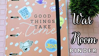 War Binder | War Room Ideas | War Room Sections | In-depth Flipthrough #warroom #christiangirl #pray