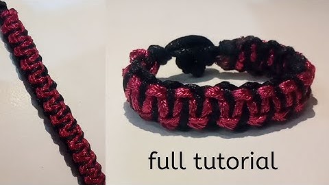 Diy braided bracelet|how to make easy macrame bracelet| zig zag bracelet tutorial