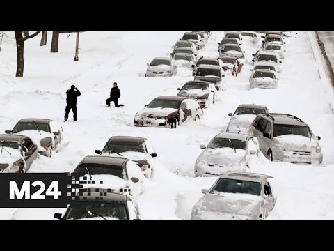 Второй самый снежный день за 142 года! Москву накрыл сильнейший снегопад - Москва 24