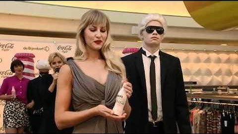 Nederlandse onthulling Coca-Cola light Karl Lagerfeld bottles