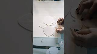 Making orchid from Eva foam 2mm #diycrafts #craft #diy #flowers #shorts #foam