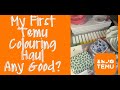 Temu Colouring Supplies Haul, Is there anything for Colourists? | Adult Colouring  | Adult Coloring