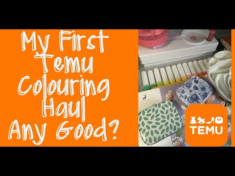 Temu Colouring Supplies Haul, Is There Anything For Colourists | Adult Colouring | Adult Coloring