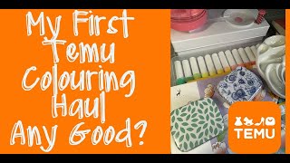 Temu Colouring Supplies Haul, Is there anything for Colourists? | Adult Colouring  | Adult Coloring