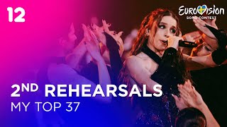 Eurovision 2024: 2nd Rehearsals (My Top 37)