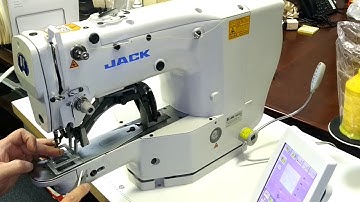 THREADING A JACK JK-T1900-BLX Electronic Tacker