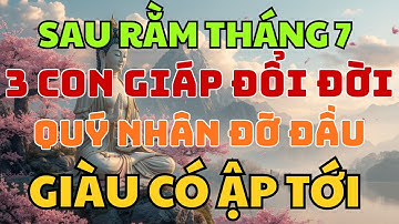3 Con Giáp Đổi Đời Sau Rằm Tháng 7/2025 – Quý Nhân Đỡ Đầu, Giàu Có Khó Ai Sánh Bằng