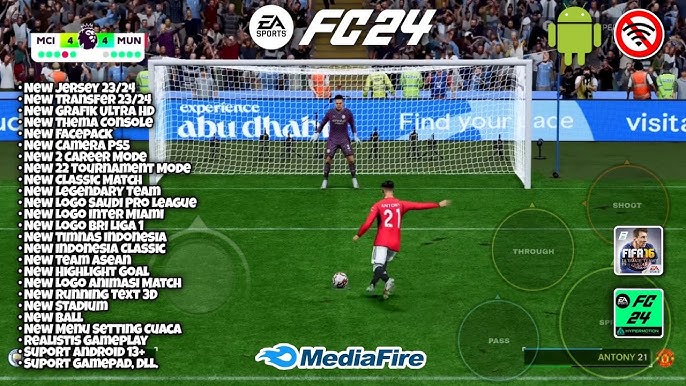 FIFA 22 Mobile Android Offline Mod PS5 New Update 800 MB New Transfer &  Kits Best Graphics