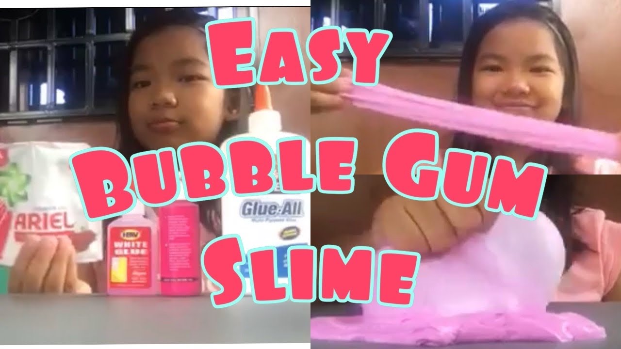 DIY Bubblegum Slime I How To Make Slime YouTube