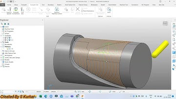 Powermill Rotary Finishing Toolpath Tips & Tricks Explain For Tamil