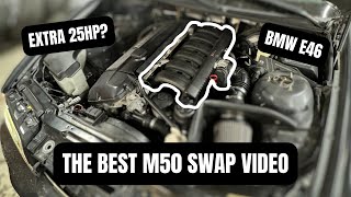 BEST E46 M50 INTAKE INSTALL VIDEO - Is it worth it?