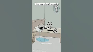failed strategies of predator mosquito!🤣 (best animation memes)#shorts