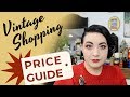 Vintage Shopping Price Guide - What I Pay for Vintage