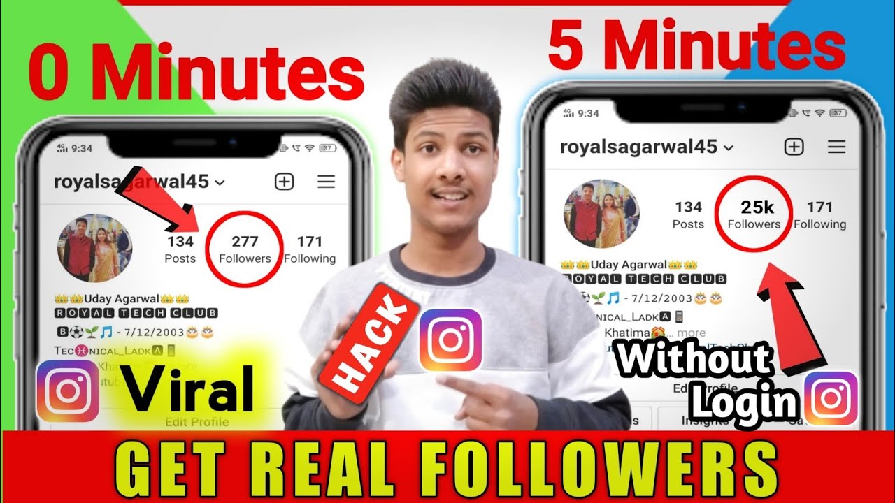 Unlimited Instagram Followers Without Login - How To Get Free Instagram