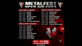 Metalfest Open Air 2024, PLZEŇ - jednodenní vstupenky v prodeji!