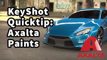 KeyShot Quicktip: Axalta Paints