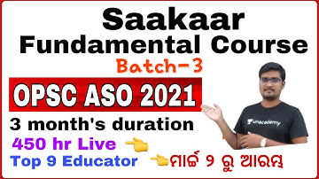 3 Month’s Course Strategy || OPSC ASO 2021 || Join Unacademy || Banking with Rajat