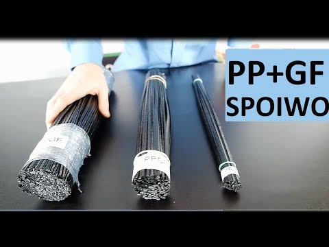 Spoiwo do plastiku PP+GF 1kg video