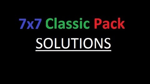 Flow Free: Hexes 7x7 Classic Pack Solutions