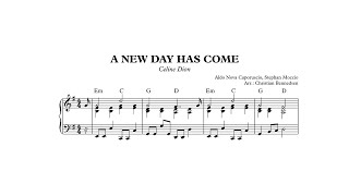 A New Day Has Come - Piano