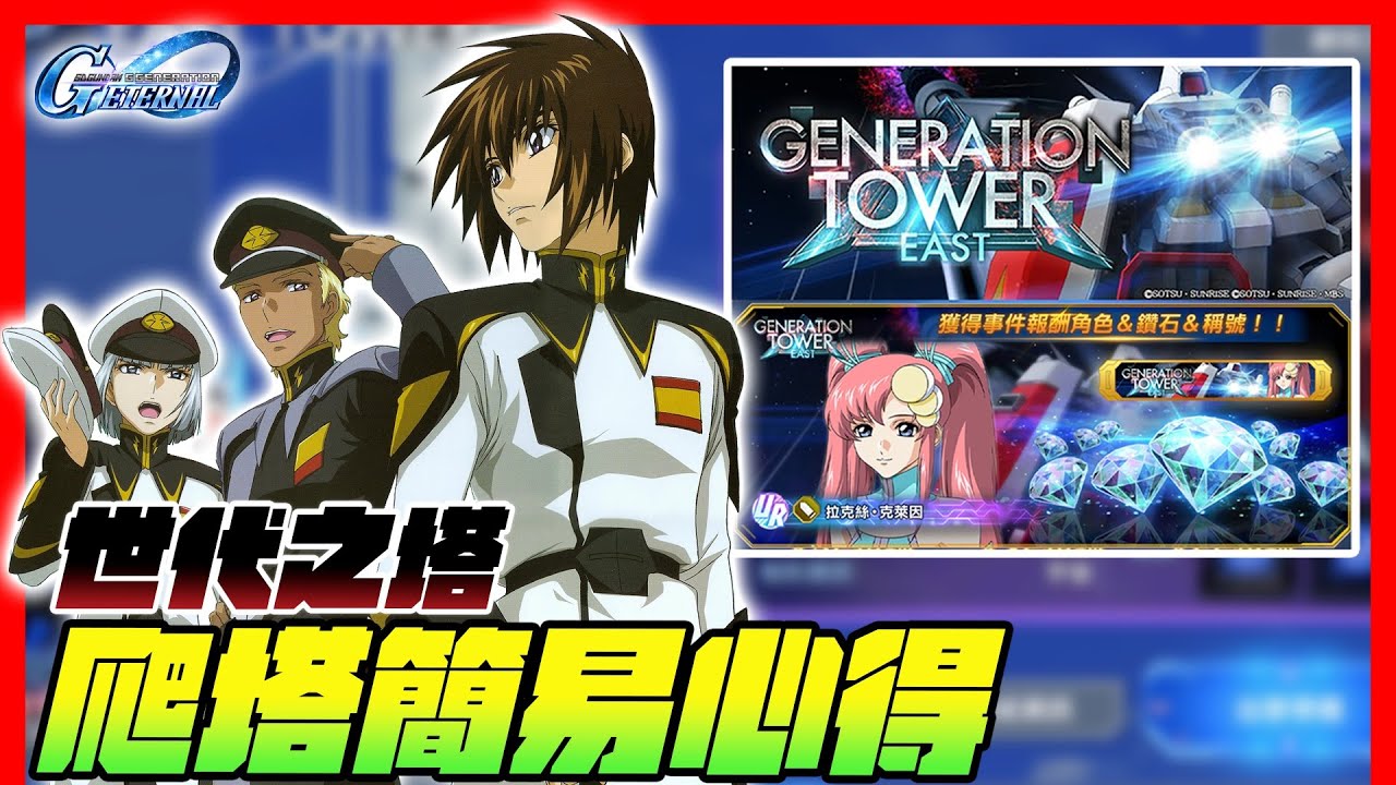 沒想到有一天我會成為克魯澤的夥伴... 世代之塔 7F-15F 爬塔簡易心得  SD鋼彈G世代永恆/ Gundam G Generation Eternal 