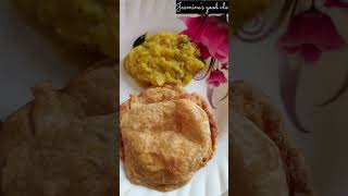  Break fast recipe  poori potato gravy  பூரி கிழங்கு@Jasmine_456  yt shorts  yt shorts feed