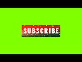 Modern Subscribe Green Screen Overlay | Creative Commons | Motion Graphics #subscribe #button #subsc
