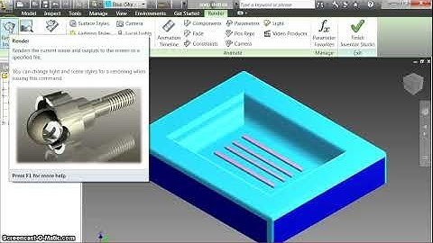 Create rendered picture in Inventor